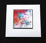 Imagine Colour Cloud - Handcrafted (blank) Card - dr17-0035